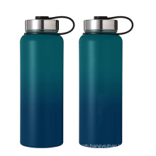 Portable double wall vacuum flask school water bottle for kids
